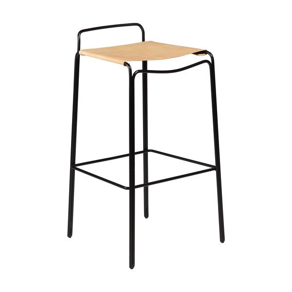 Scaun de bar maro (înălțime șezut 77 cm) Paz – DAN-FORM Denmark