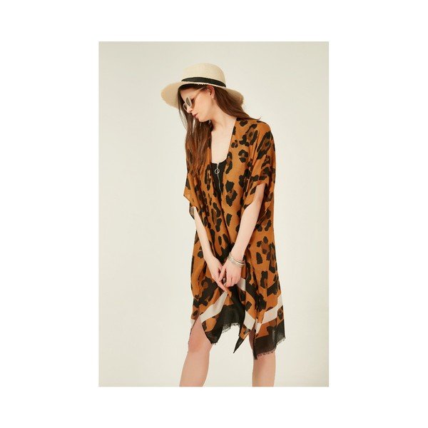Tunică de plajă pentru femei Alexander McKensey Leopard-image-1