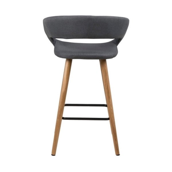 Scaune de bar gri-închis 2 buc. 88,5 cm Gill – Actona-image-2