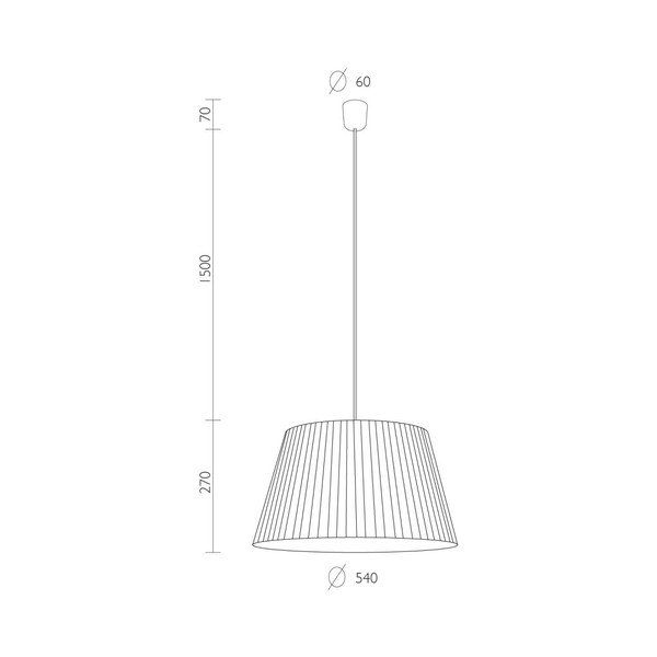 Lustră Sotto Luce KAMI, Ø 54 cm, crem-image-2
