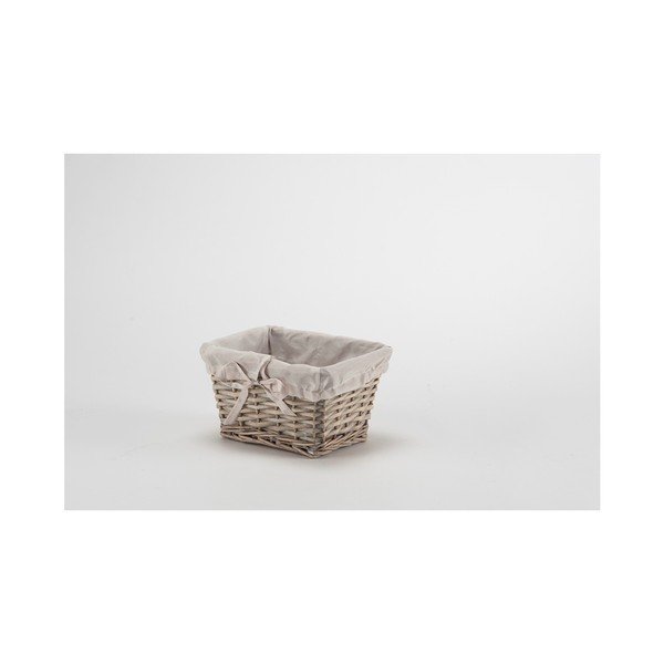 Coș din răchită Compactor Vintage, lățime 23 cm, gri-image-1