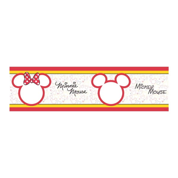 Bordură autoadezivă AG Design Mickey & Minnie, lungime 5 m