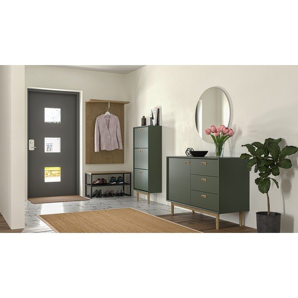 Pantofar verde cu deschidere înclinată Svea – Tenzo-image-1