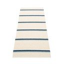 Covor tip traversă pentru interior și exterior albastru/crem 70x180 cm Olle Blue Vanilla – Pappelina