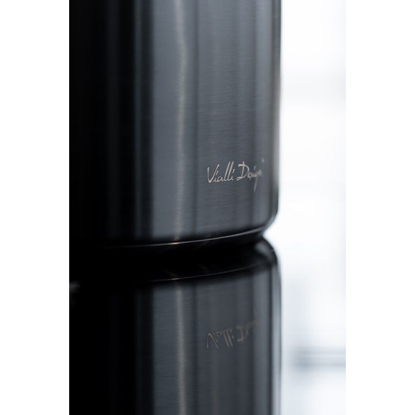 Ceainic cu capac de presiune Vialli Design Diamante, 1,5 l, negru-image-2