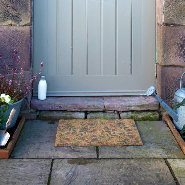 Covoraș de intrare din fibre de nucă de cocos 40x60 cm Midnight Garden x Celia Battaini – Artsy Doormats-image-4