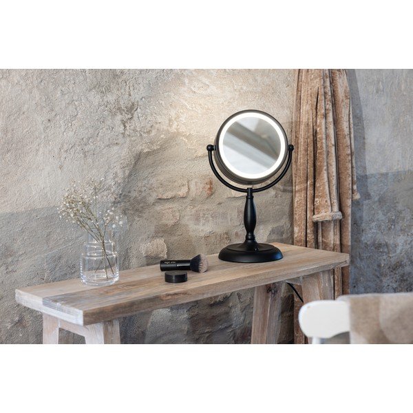 Veioză negru-mat cu abajur din sticlă (înălțime 36 cm) Face – Markslöjd-image-4