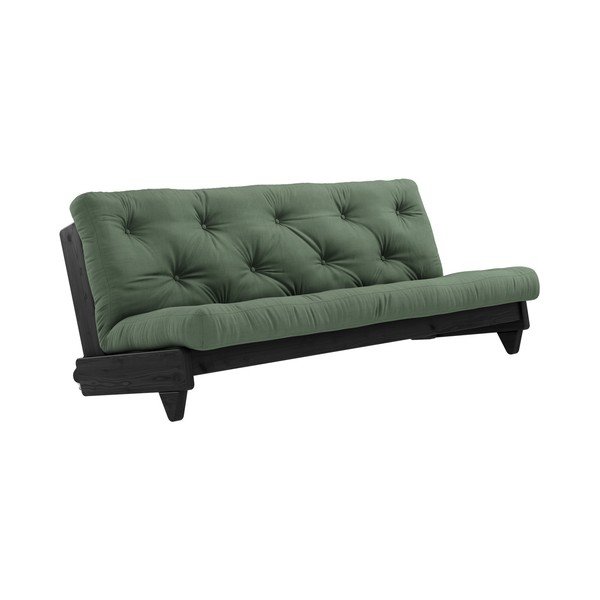 Canapea variabilă KARUP Design Fresh Black, verde-image-1