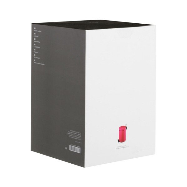 Coș de gunoi cu pedală Premier Housewares, 3 l, roz-image-2