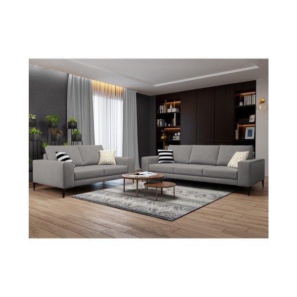 Canapea Cosmopolitan Design Lugano, gri, 239 cm-image-3