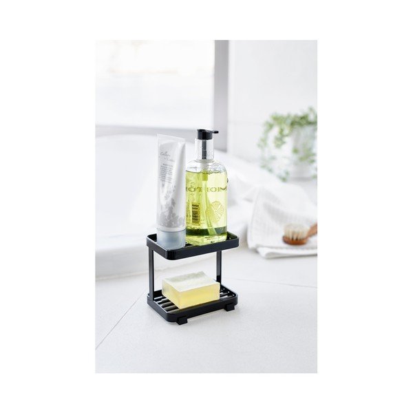 Suport pentru săpun și gel de duș YAMAZAKI Tower, negru-image-1