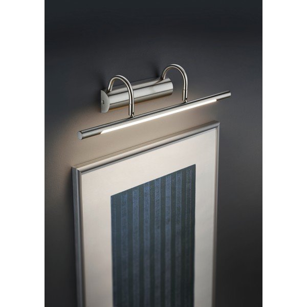 Aplică de perete argintie LED Cuadro – Trio-image-1