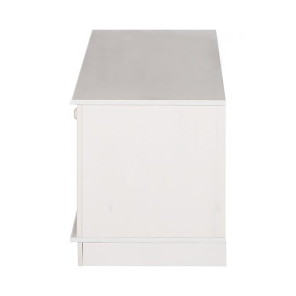 Comodă TV albă din lemn de pin 137x47 cm Anita – Støraa-image-4
