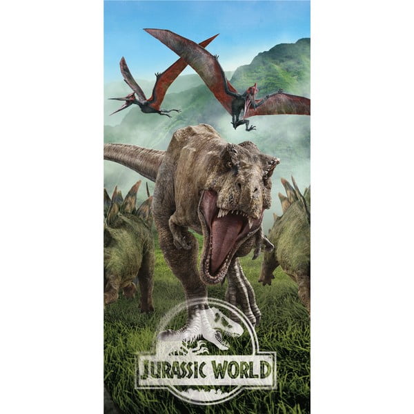 Prosop  pentru copii din bumbac 70x140 cm Jurassic Park – Jerry Fabrics