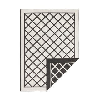 Covor adecvat pentru exterior NORTHRUGS Supreme, 170 x 120 cm, negru-crem