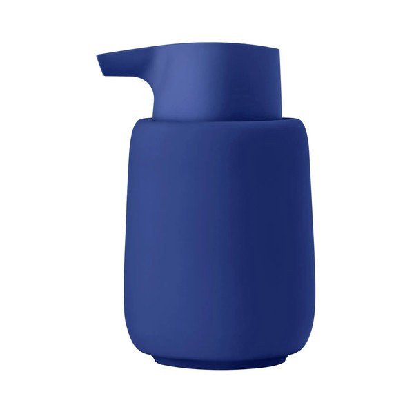 Dozator de săpun lichid albastru din ceramică 250 ml Sono – Blomus-image-2