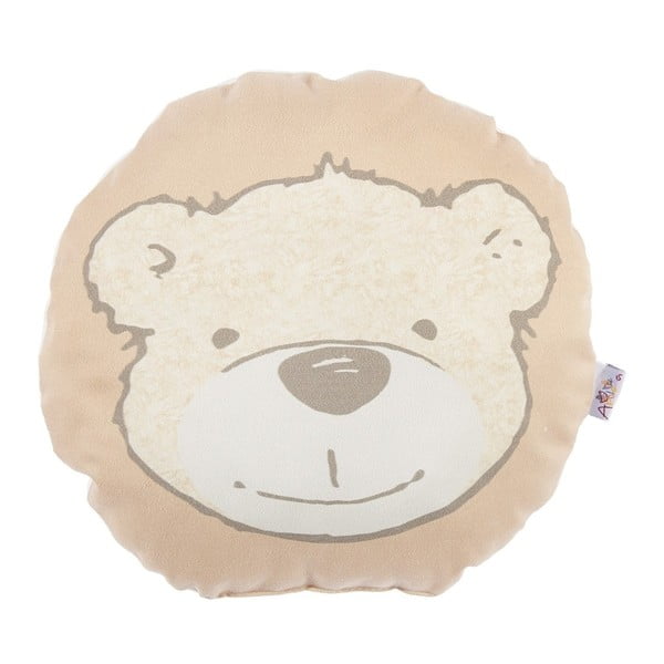 Pernă din amestec de bumbac pentru copii Mike & Co. NEW YORK Pillow Toy Bearie II, 29 x 29 cm