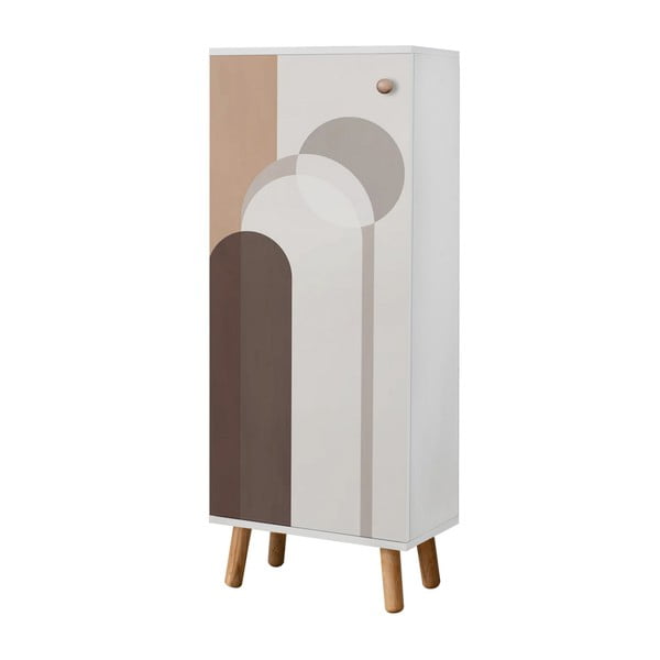 Dulap alb 50x135 cm Vegas – Kalune Design