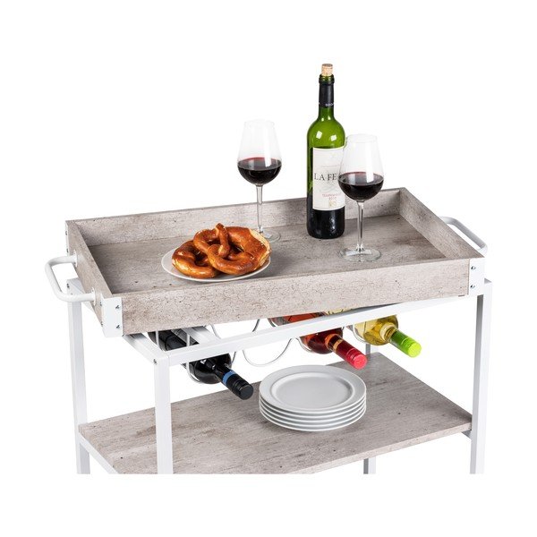 Măsuță de servire cu roți 40x80 cm Rustico – Wenko-image-4