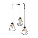 Lustră metalică Opviq lights Mathaios, negru