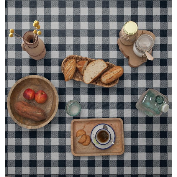 Față de masă Really Nice Things Blue Vichy, 140 x 140 cm-image-2