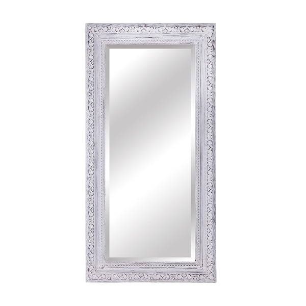 Oglindă cu cadru din lemn Moycor, 110 x 180 cm