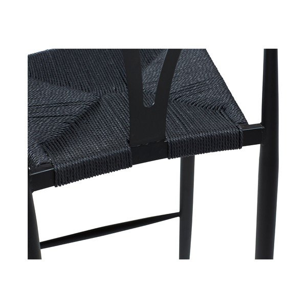Scaun bar DAN-FORM Denmark Alfa, negru-image-1