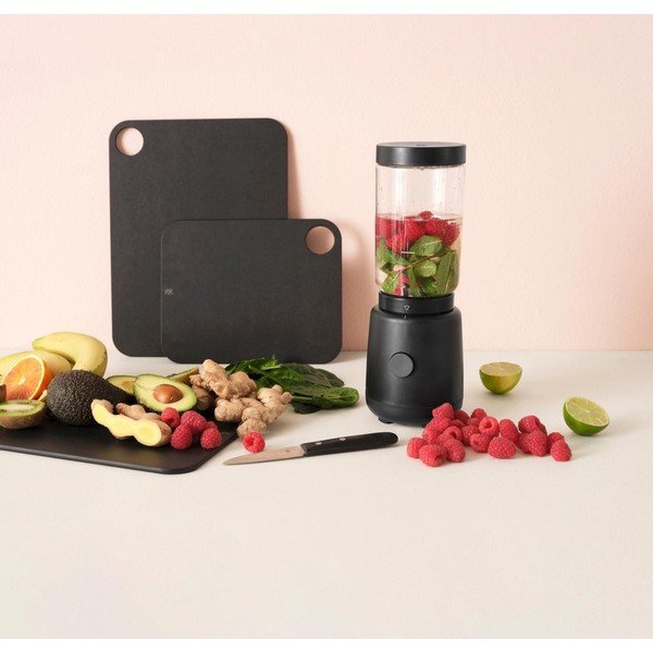 Blender negru tip blender de masă din plastic Foodie – RIG-TIG-image-1