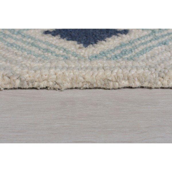Covor din lână Flair Rugs Marco, 120x170 cm, albastru-bej-image-2
