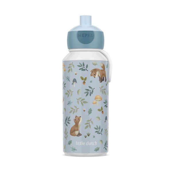 Sticlă pentru copii albastru-deschis din plastic 400 ml Forest Friends – Mepal