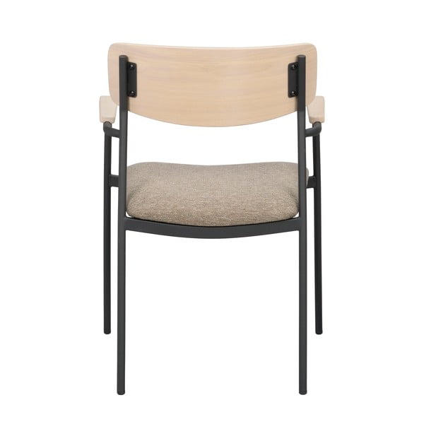 Scaune de dining bej/natural  2 buc. Maymont – Rowico-image-4