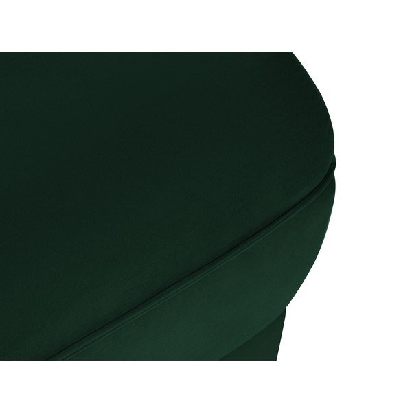 Taburet verde cu tapițerie din catifea Lando – Micadoni Home-image-1