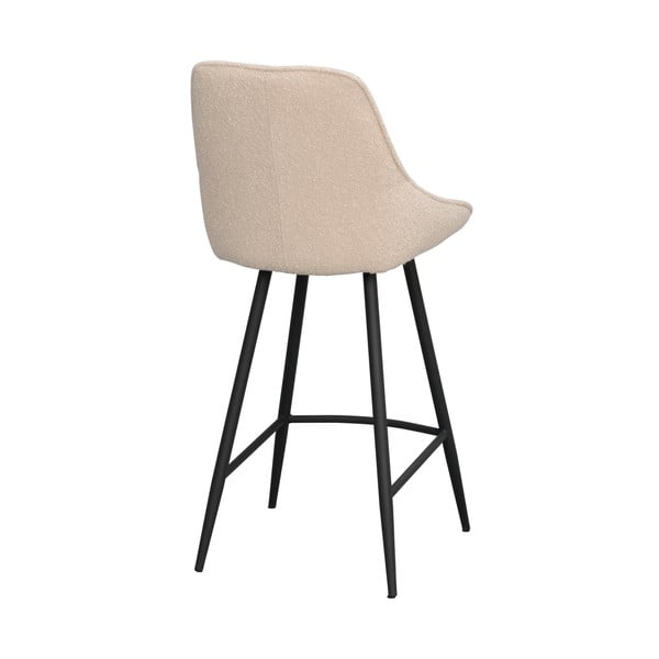 Scaune de bar bej 2 buc. (înălțime șezut 67 cm) Sierra – Rowico-image-4