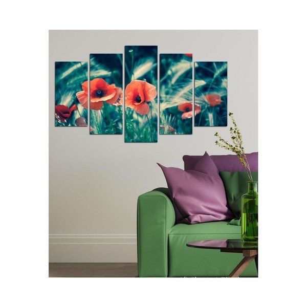 Tablou din mai multe piese Insigne Danfeso, 102 x 60 cm-image-1