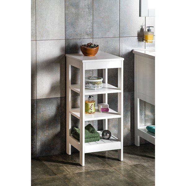 Etajeră de baie albă 36x86,5 cm Etide – Sapho-image-2