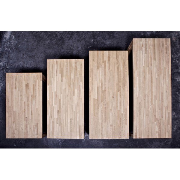 Masă din lemn WOOOD Largo Untreated, 85 x 150 cm-image-2