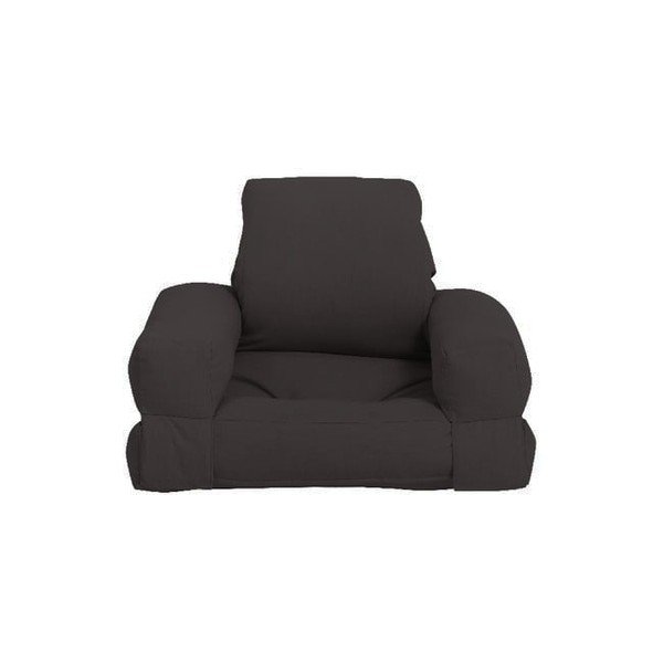 Fotoliu de relaxare pentru copii gri închis Mini Hippo - Karup Design-image-4