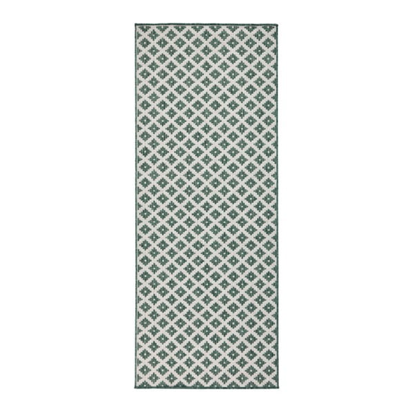 Covor reversibil adecvat interior/exterior Bougari Nizza, 80 x 150 cm, verde-crem