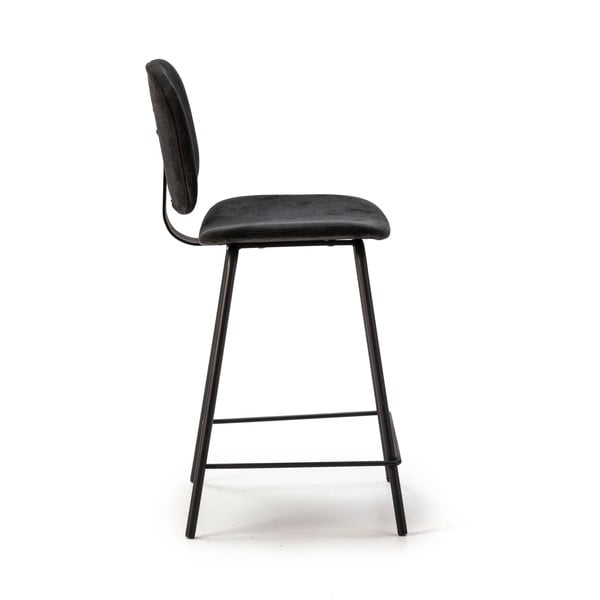 Scaune de bar negre 2 buc. (înălțime șezut 66 cm) Arus – Marckeric-image-4