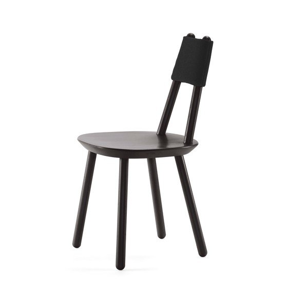 Scaun din lemn masiv EMKO Naïve, negru-image-3