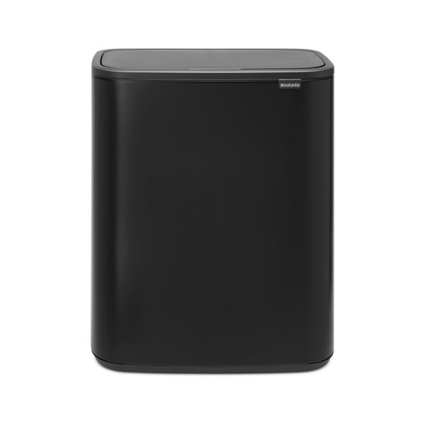 Coș de gunoi negru mat cu senzori de atingere din oțel 60 l Bo Touch Bin – Brabantia-image-4