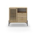 Dulap în culoare naturală cu aspect de lemn de stejar 80x80 cm Inca – Marckeric