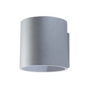 Aplică de perete Sollux Roda, gri