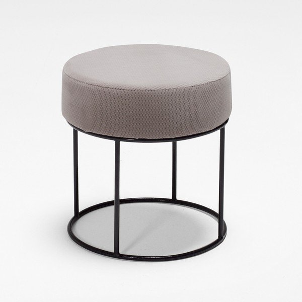 Taburet Balcab Home Nela, gri - maro-image-1