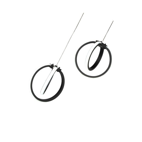 Lustră neagră LED din metal ø 20 cm Sezen – Squid Lighting-image-3