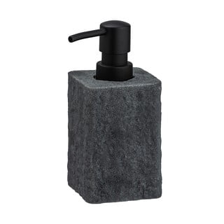 Dozator săpun Wenko Villata, 300 ml, gri închis