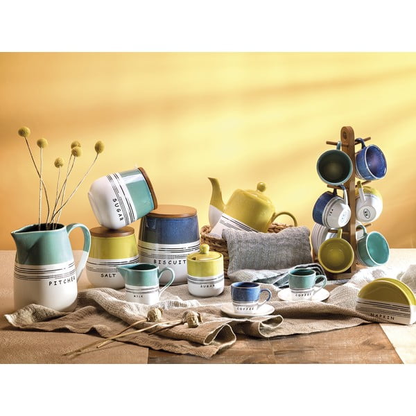 Carafă din gresie ceramică Villa Altachiara Homify, verde-alb-image-1