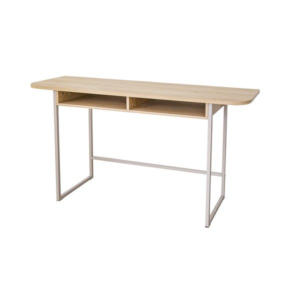 Masă consolă în culoare naturală cu aspect de lemn de stejar 40x140 cm Darlington – Actona-image-2