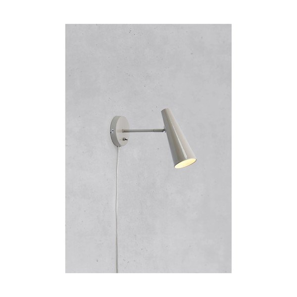 Aplică de perete grej cu alimentare la priză Peak – Markslöjd-image-1