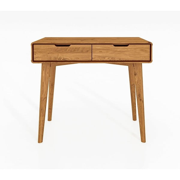 Măsuță de toaletă din stejar 90x40 cm Greg - The Beds-image-1